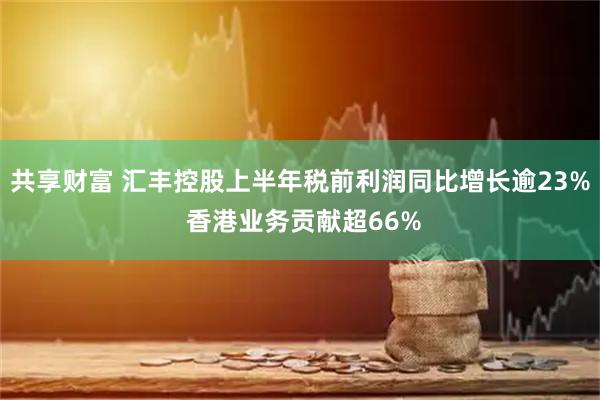共享财富 汇丰控股上半年税前利润同比增长逾23% 香港业务贡献超66%